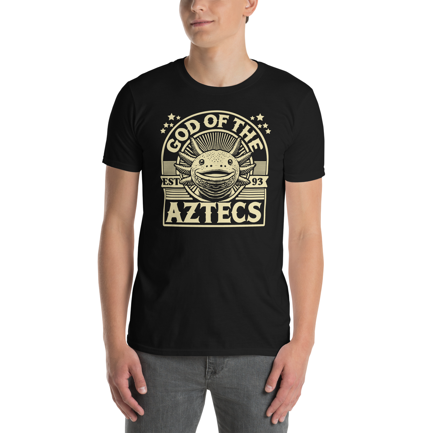 Playera Ajolote Estilo Completo Hombre Frente