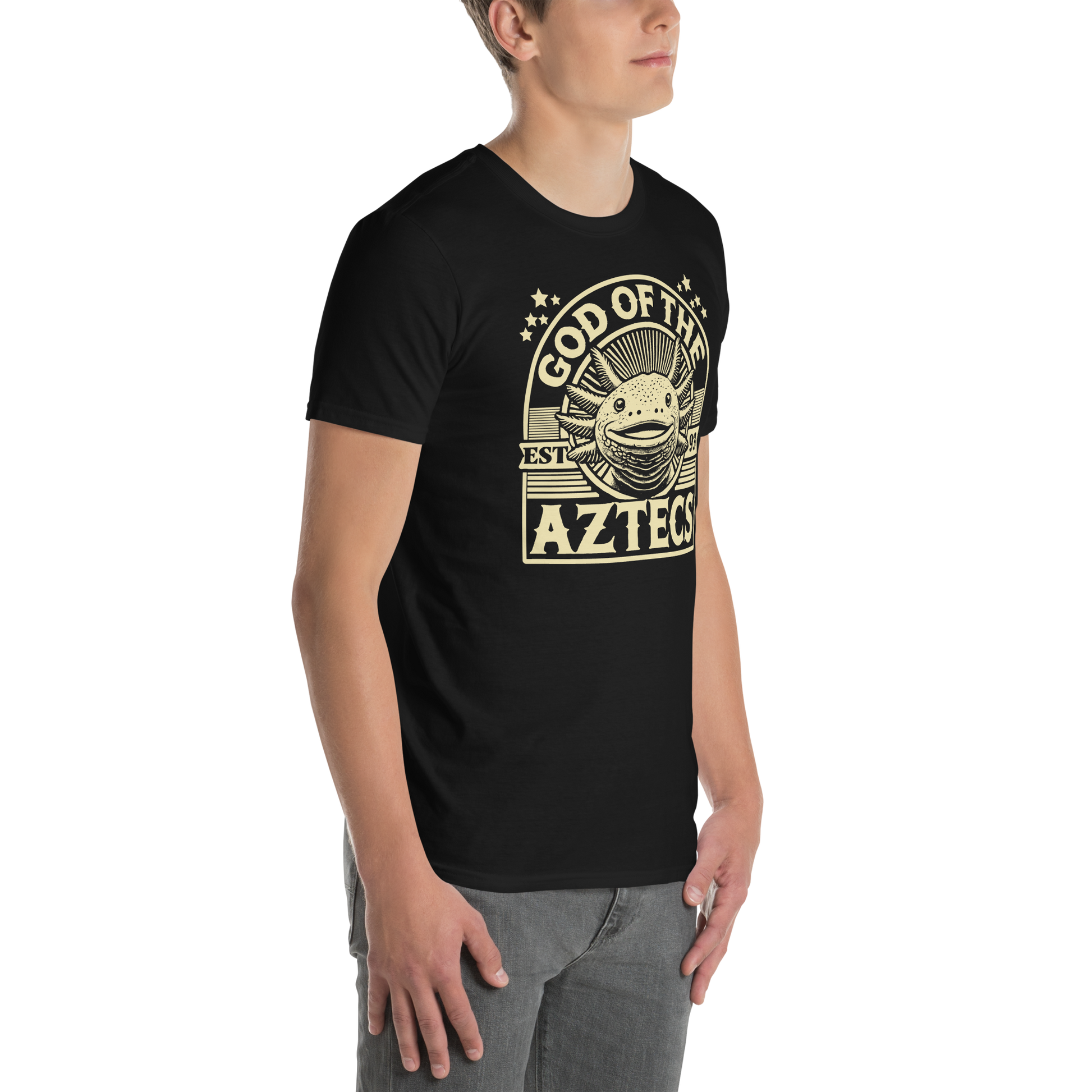 Playera Ajolote Estilo Completo Hombre Perfil