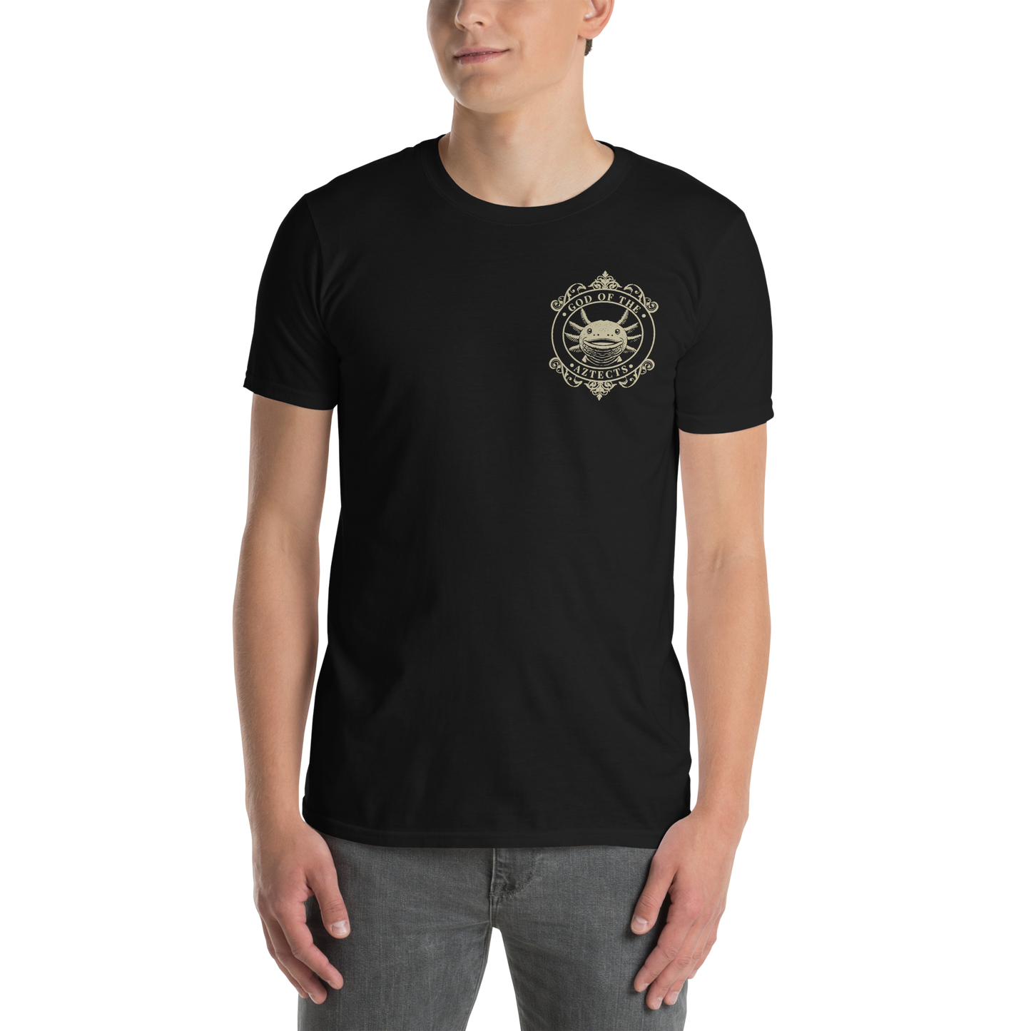 Playera Ajolote Estilo Icono Hombre Frente