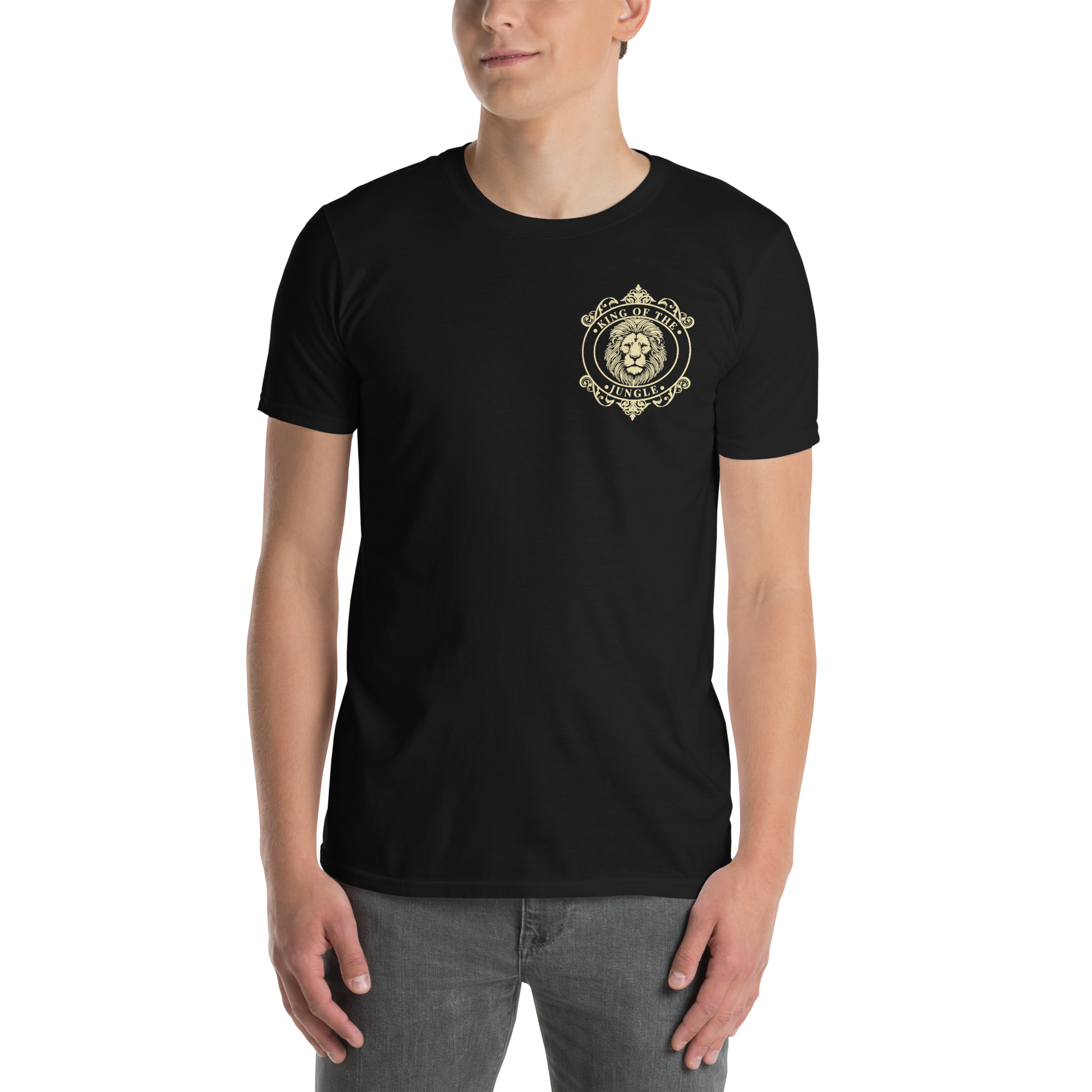 Playera Leon Estilo Icono Hombre Frente